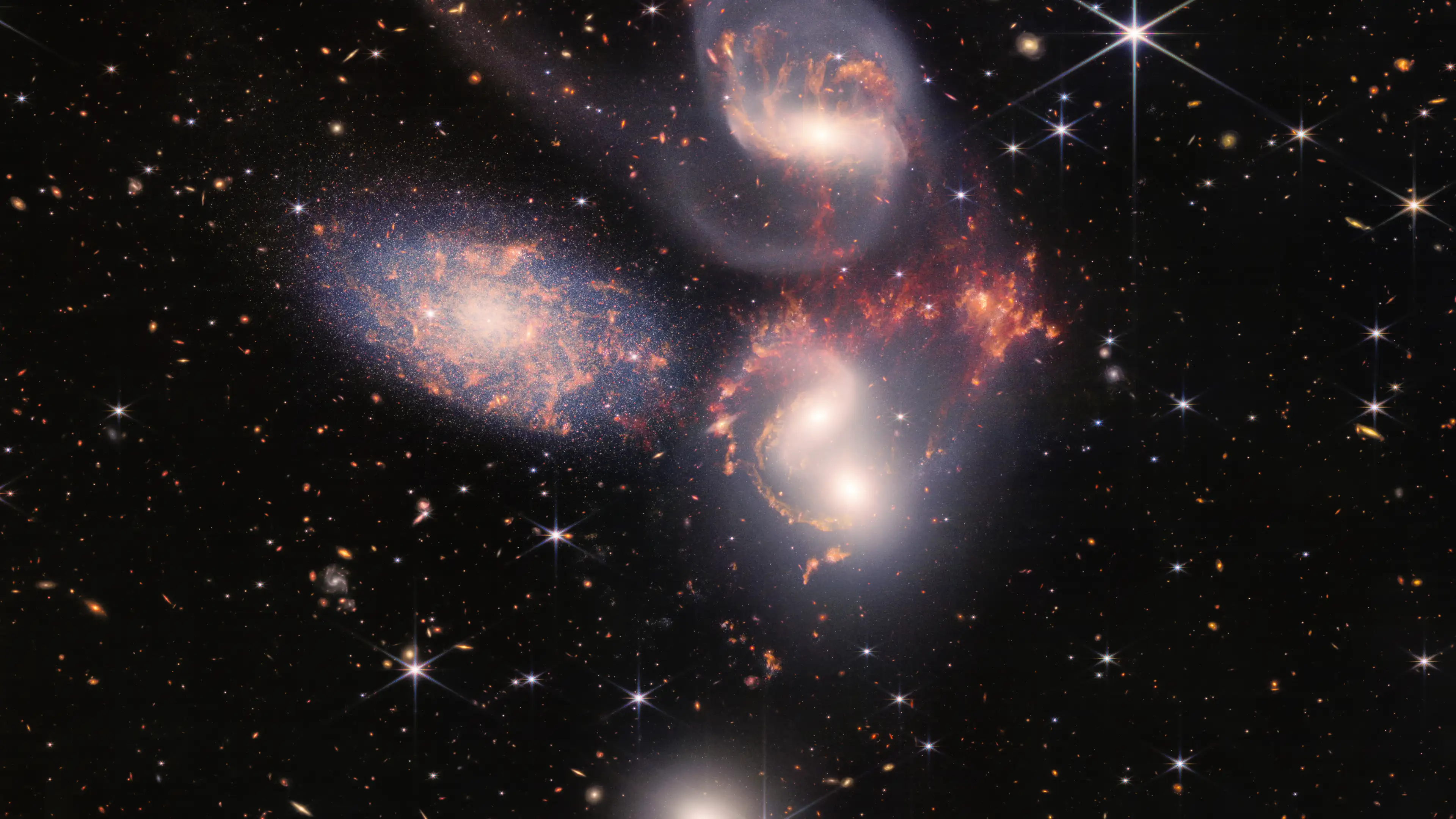 A group of interacting galaxies